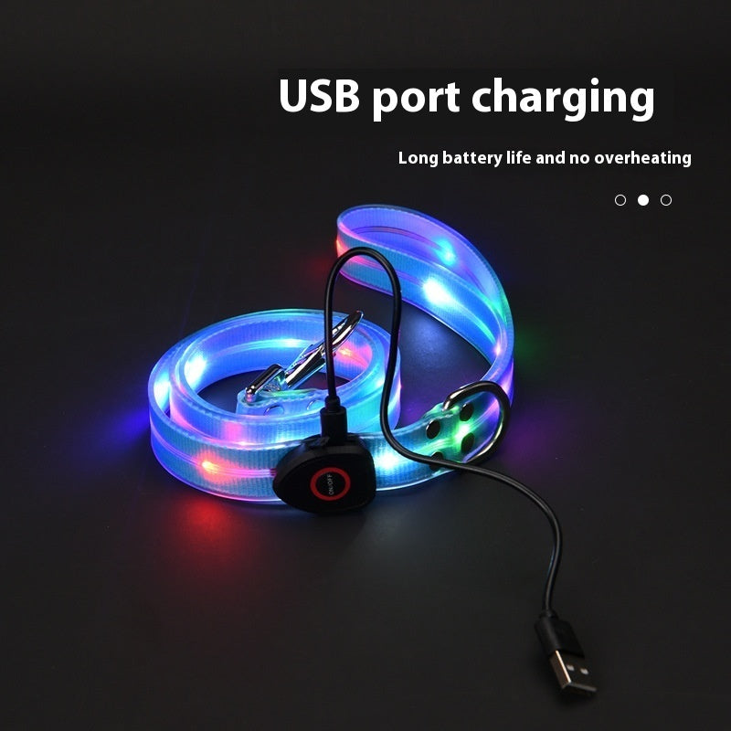LED Collar Light-emitting Hand Holding Rope Pet Supplies